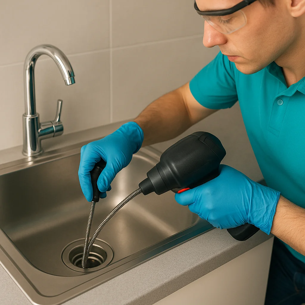 Clogged drain cleaning