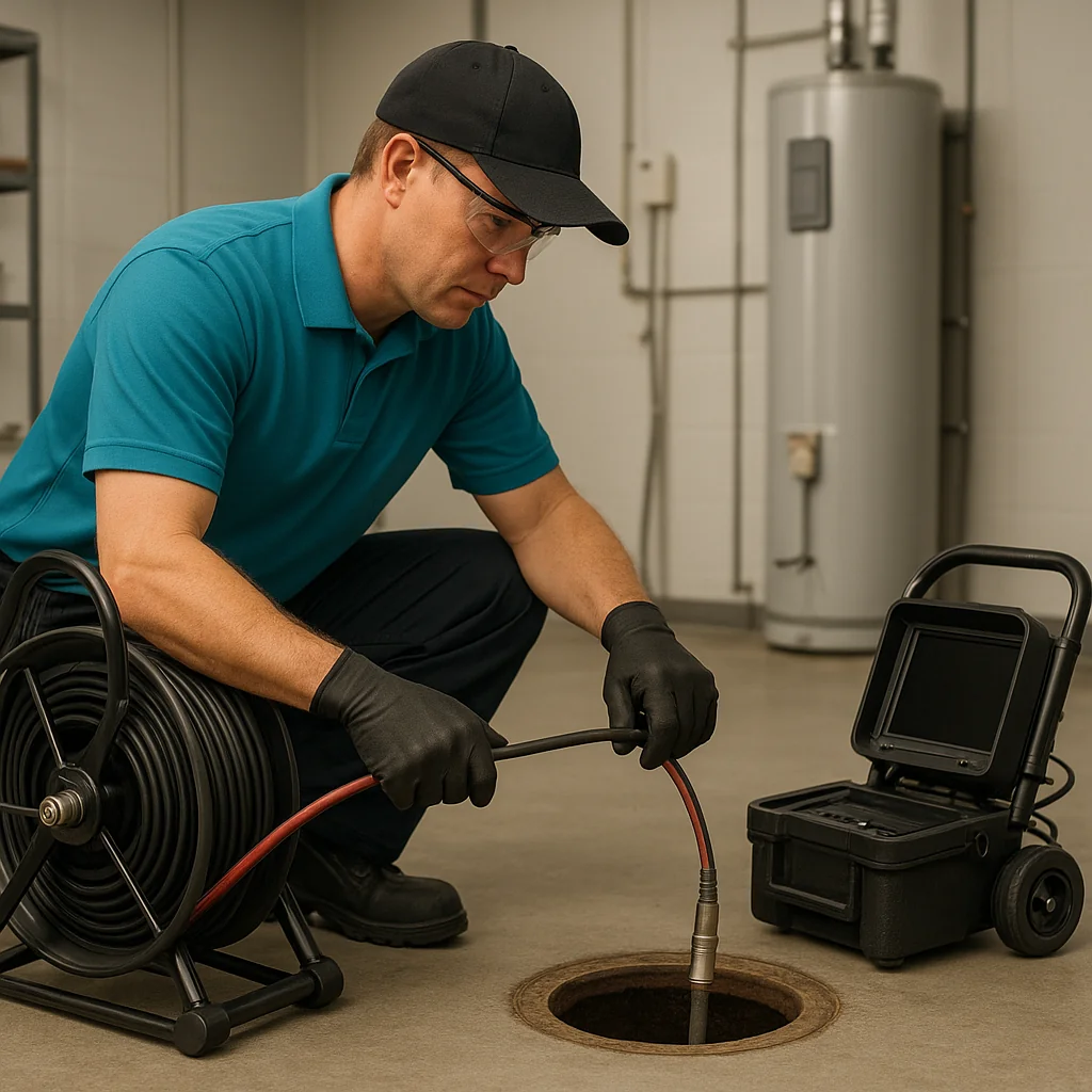 Main sewer line cleaning