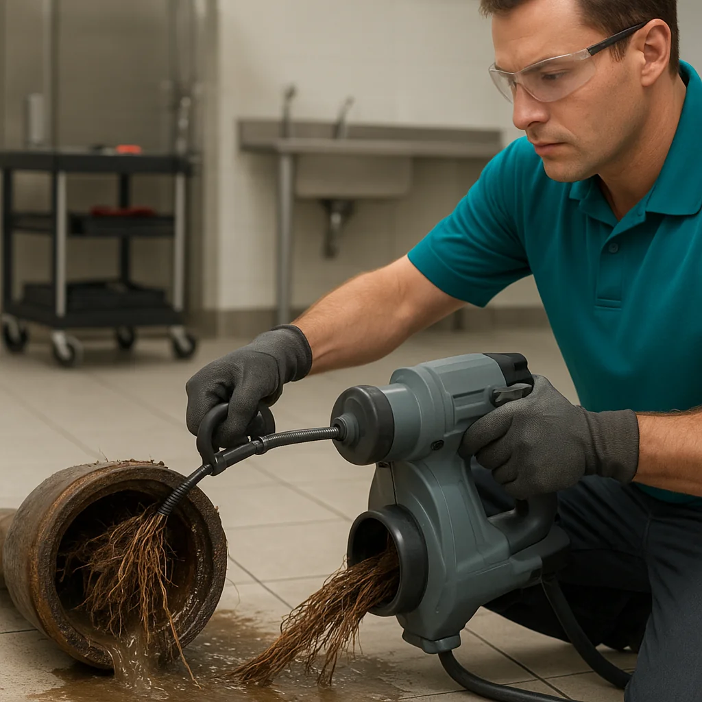 Tree root removal from drains